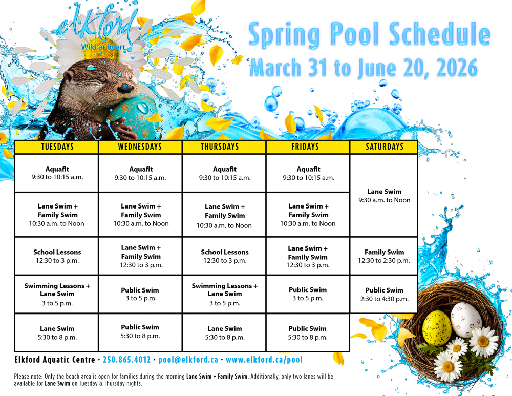 Spring Pool Schedule 2026