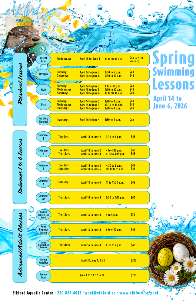 Spring Swimming Lessons 2026