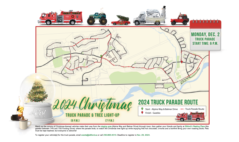 2024 Christmas Truck Parade & Tree Light-up | District of Elkford