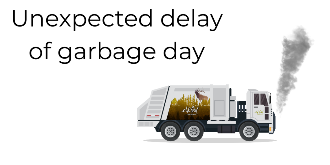 Unexpected delay of garbage day