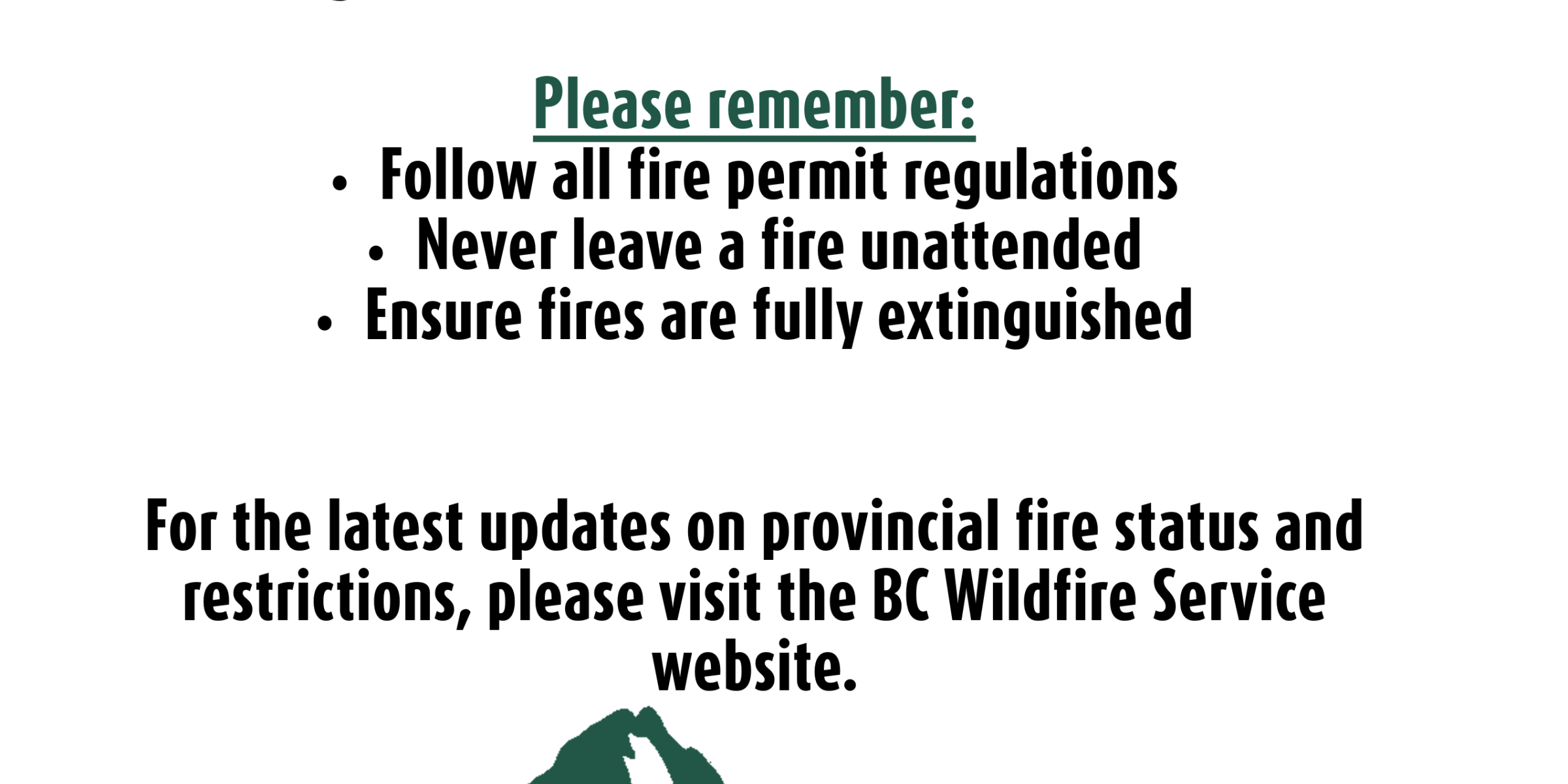 Fire Ban Lifted